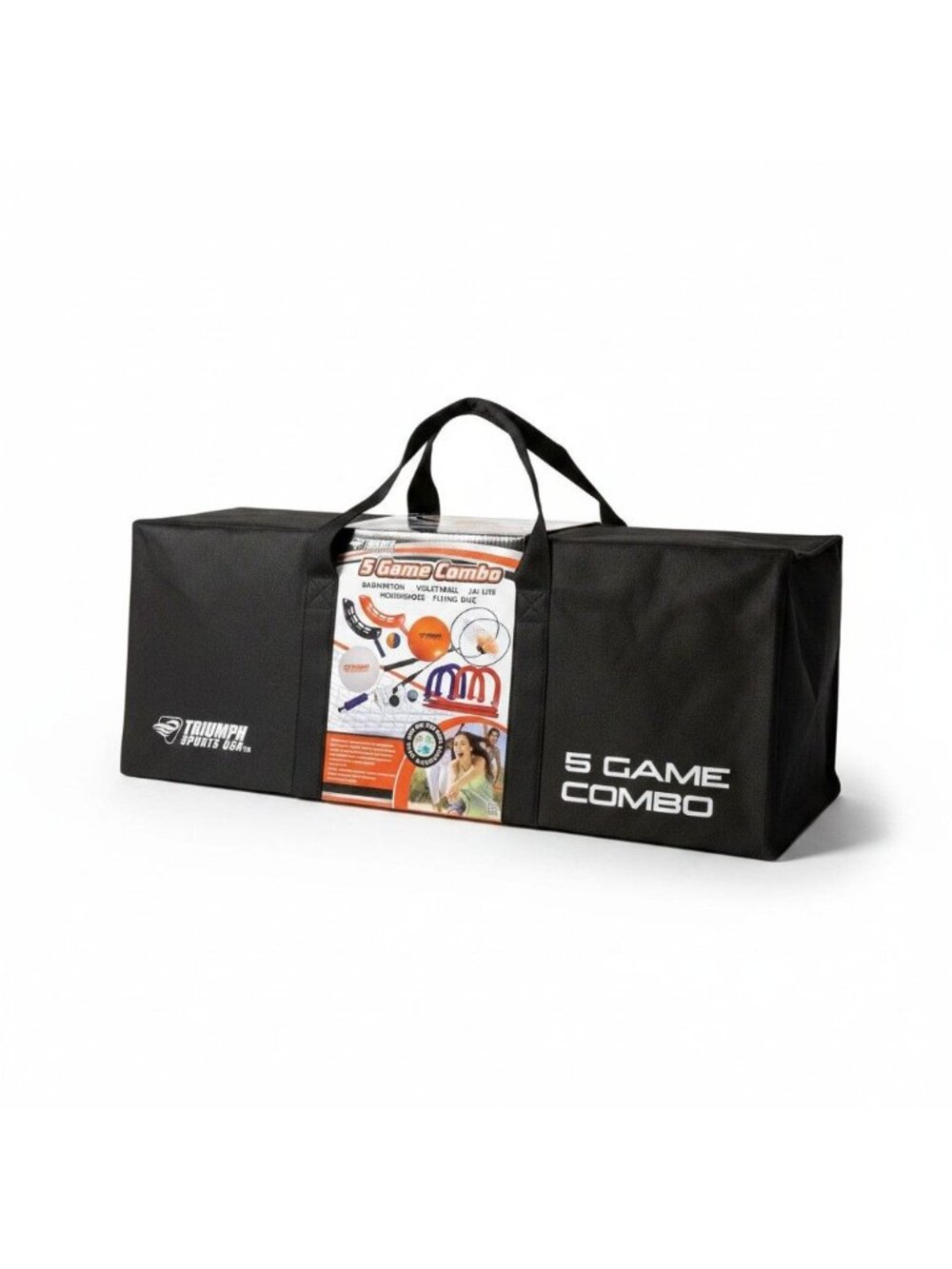 Triumph Sports USA 5 Game Combo outdoor set handy carry bag Brand New